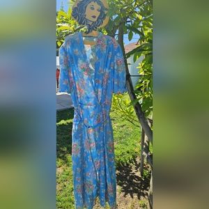 1940 vintage wrap dress